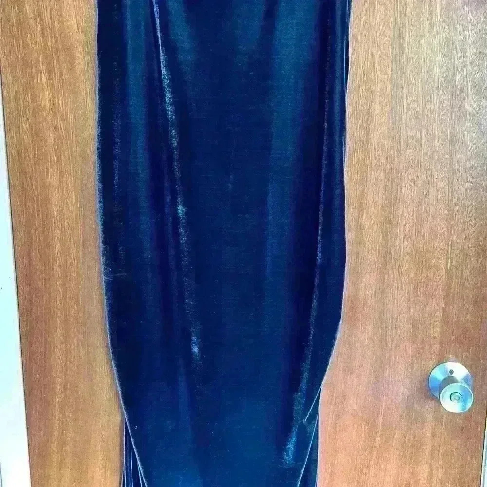 Velvet Long high neck dress size XXL - Picture 2 of 4